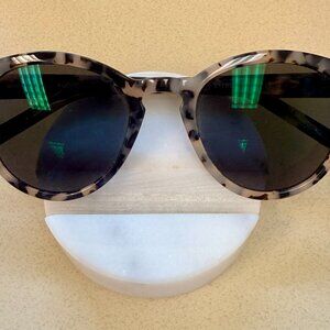 Augustine Round Ivory Tortoise Sunglasses
